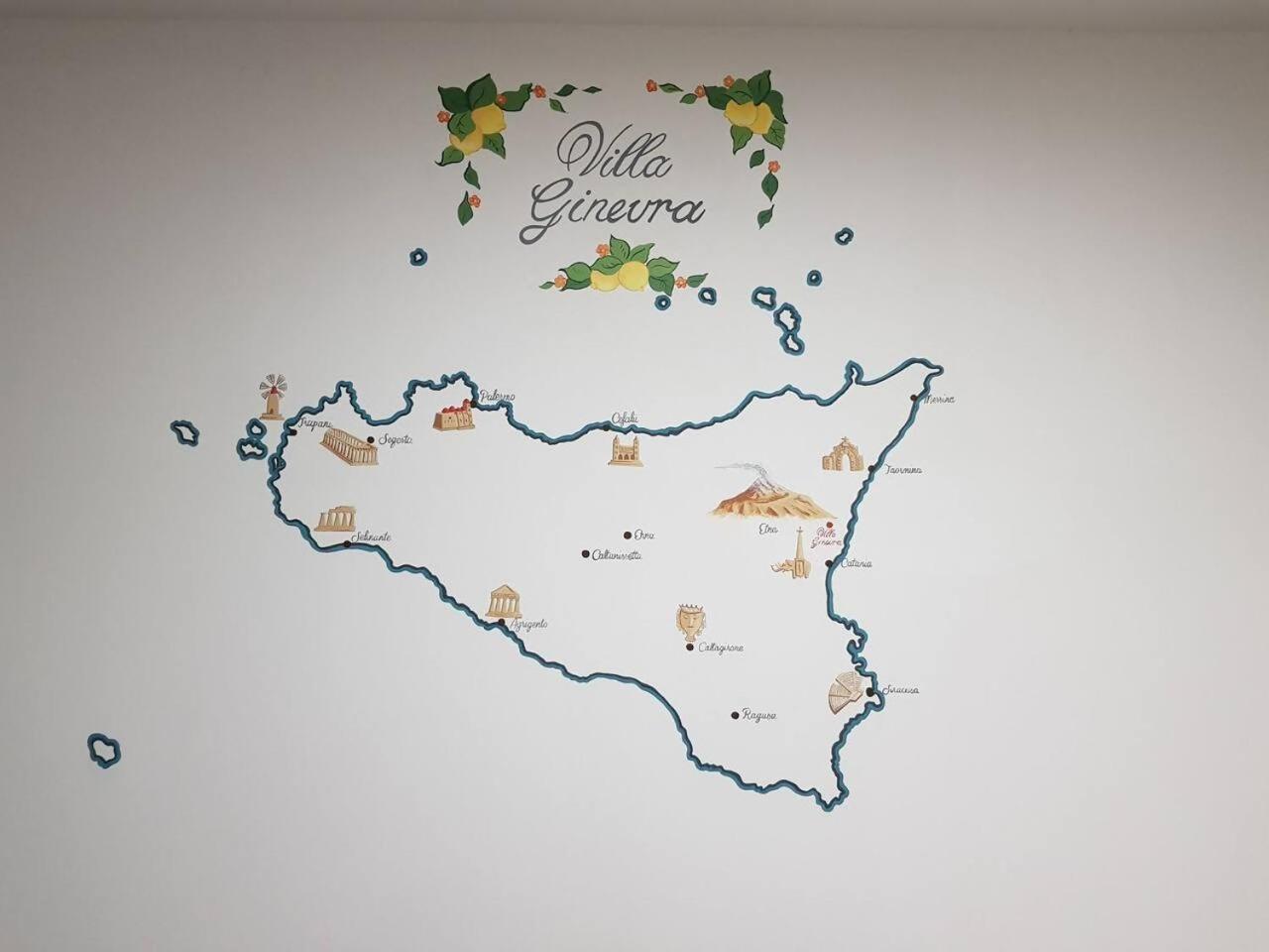 Villa Ginevra Santa Venerina Dış mekan fotoğraf