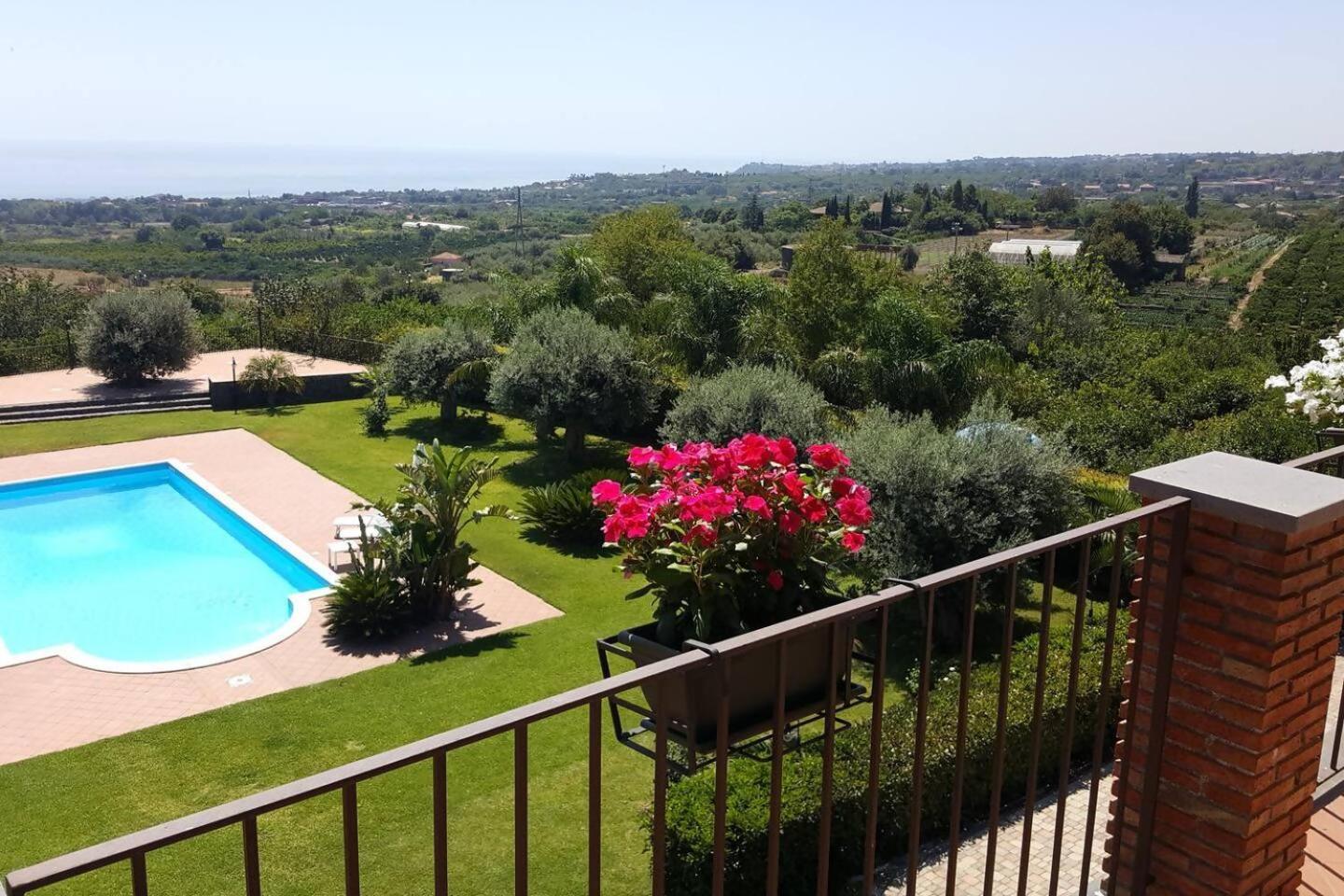 Villa Ginevra Santa Venerina Dış mekan fotoğraf